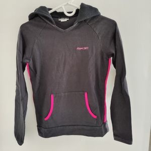 Reebok black with pink stripe women's shirt S